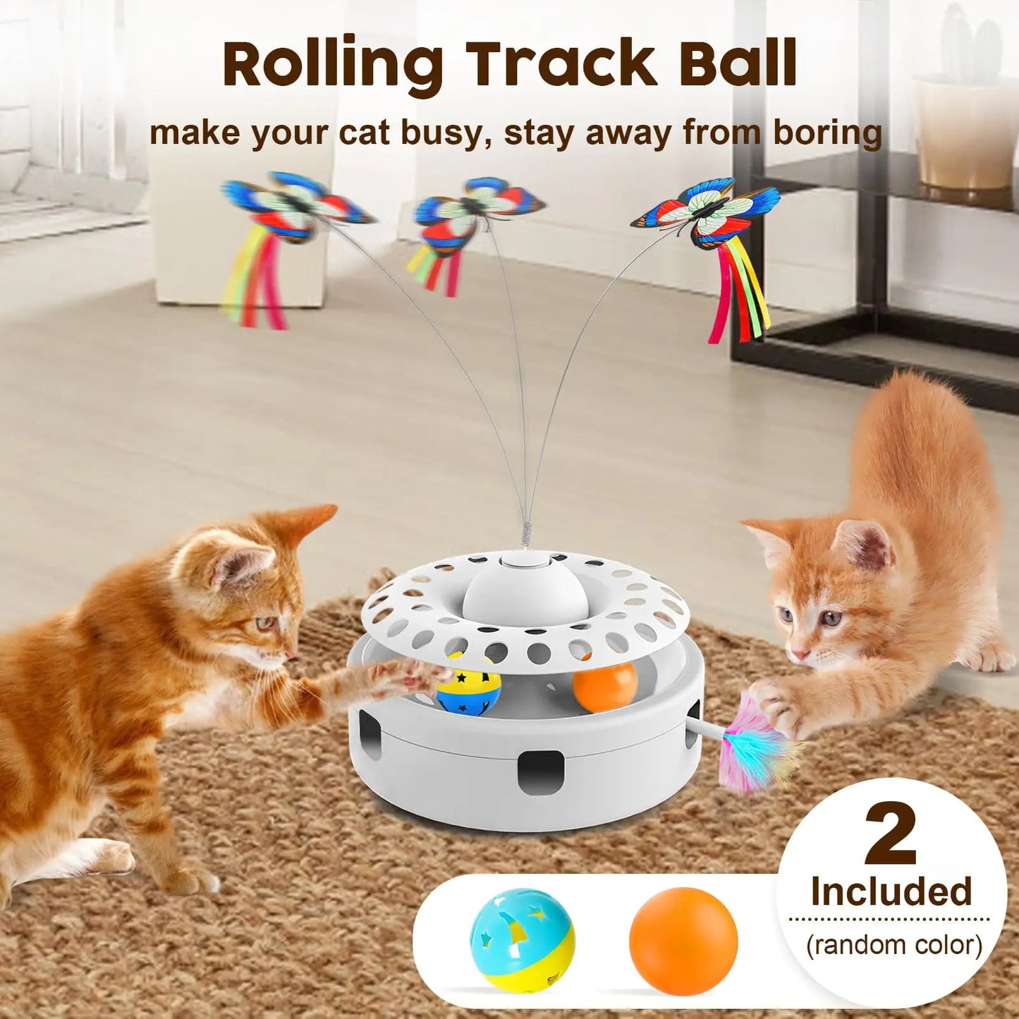 3-in-1 Interactief Katten Speelgoed